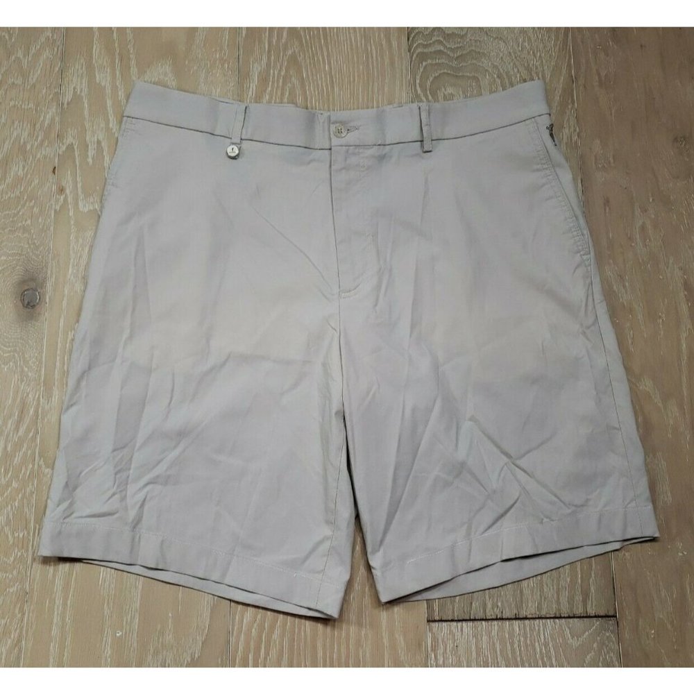 Golfino Men's Techno Stretch Bermuda Khaki Golf Shorts Adult XL 38" Waist